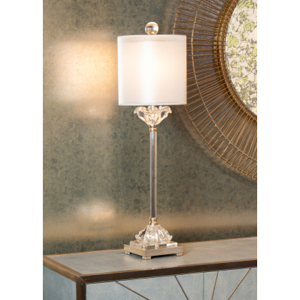 Wildwood - Celine Lamp in Brushed Nickel, Metal