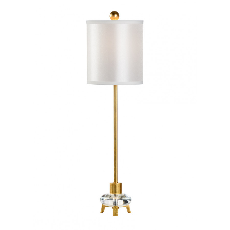 Wildwood - Eloise Buffet Lamp in Antique Gold Leaf, Iron