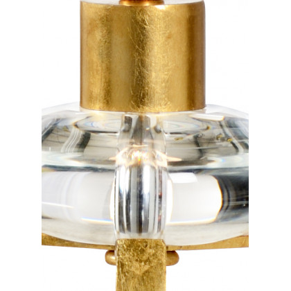 Wildwood - Eloise Buffet Lamp in Antique Gold Leaf, Iron