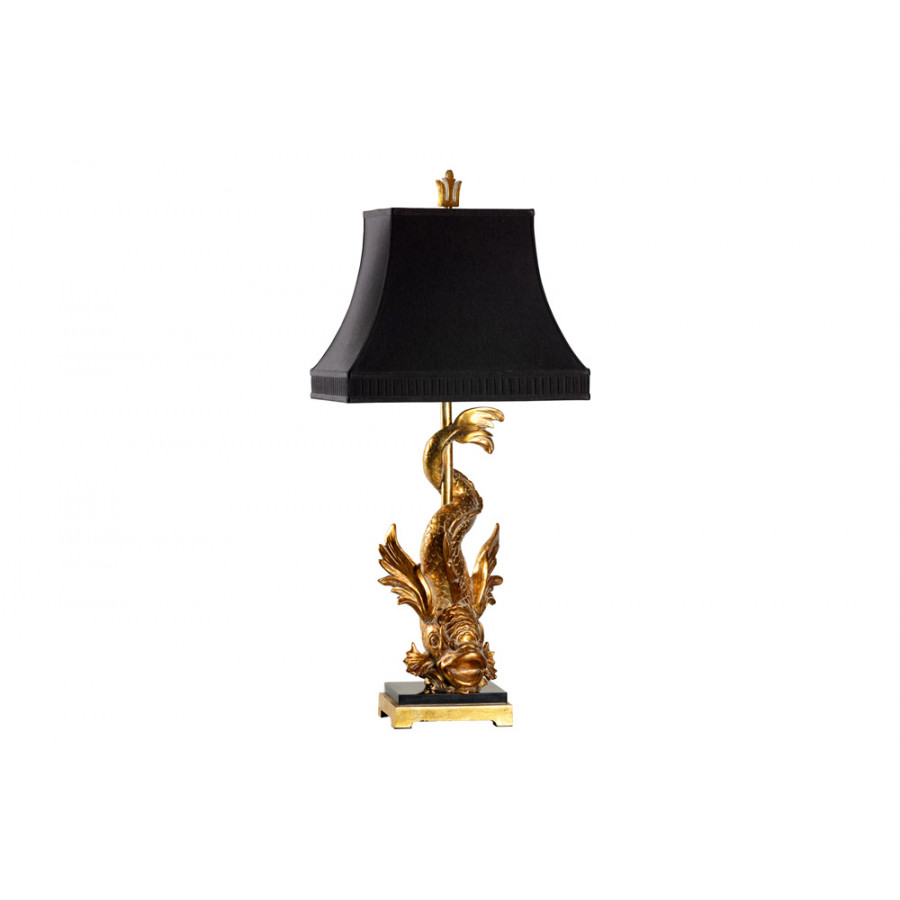 Wildwood Imperial Dragon Lamp - Gold/Black