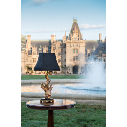 Wildwood Imperial Dragon Lamp - Gold/Black