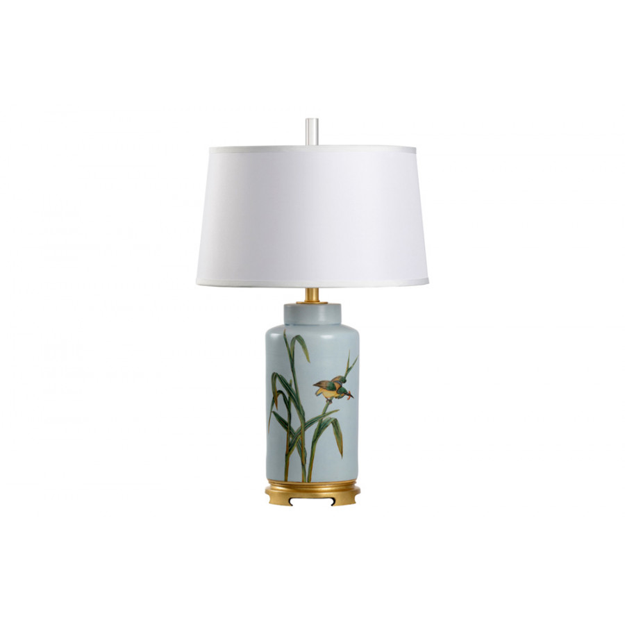 Wildwood - Songbird Lamp in Hand Painted, Porcelain