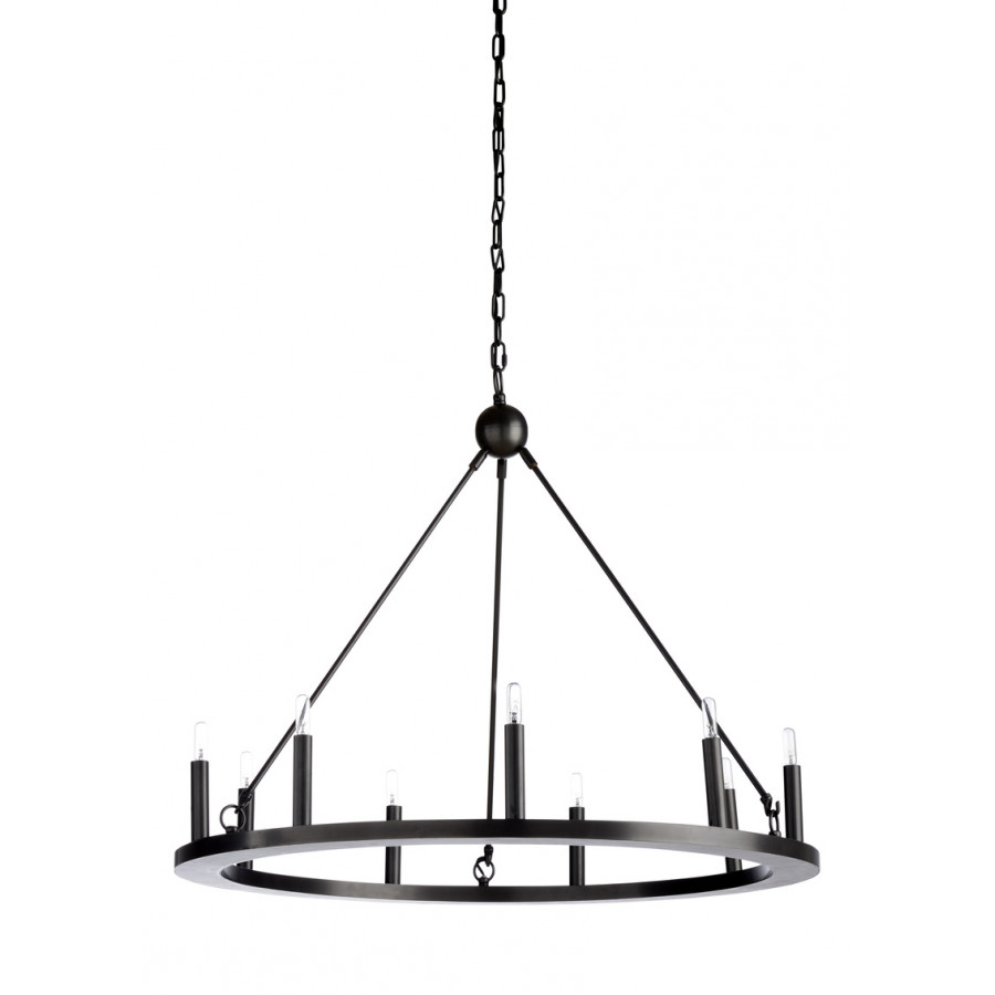Wildwood - Florentine Chandelier in Dark Bronze, Small