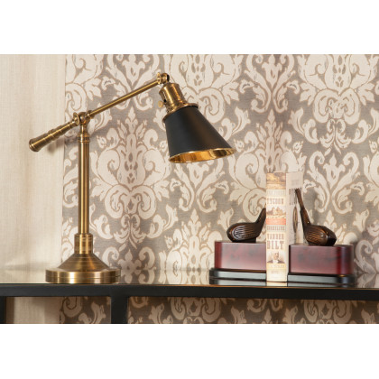 Wildwood - Counterweight Desk Lamp in Antique Patina, Brass