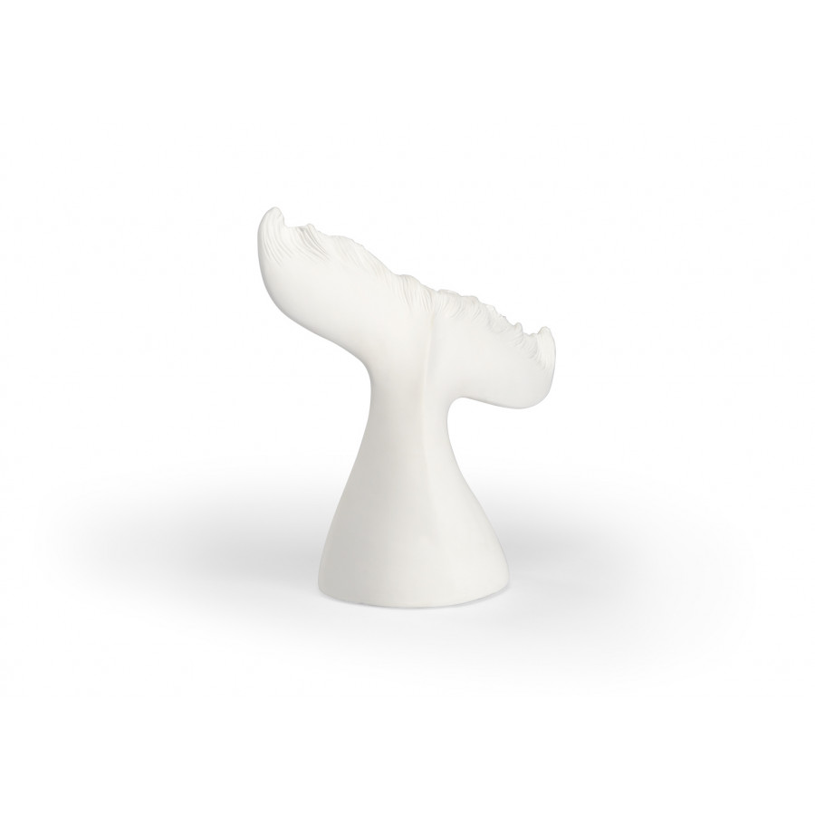 Wildwood - Moby Tail in White Plaster, Small
