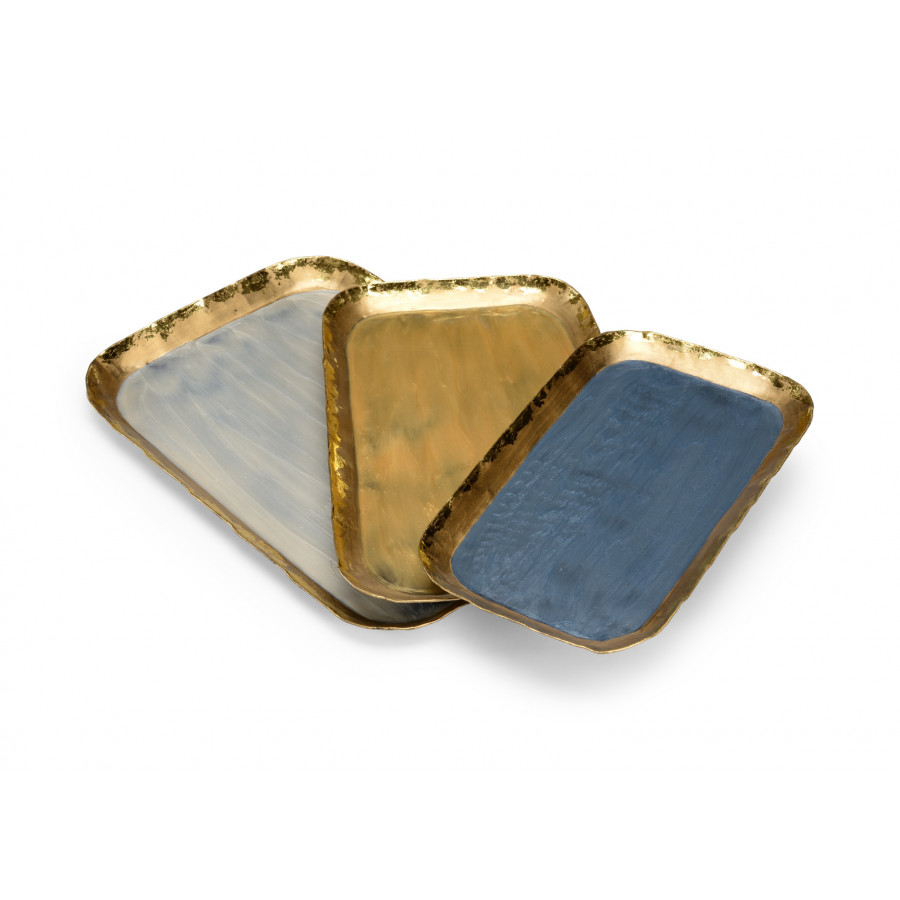 Wildwood - Grant Trays (S3) in Gray/Gold/Pearl, Iron