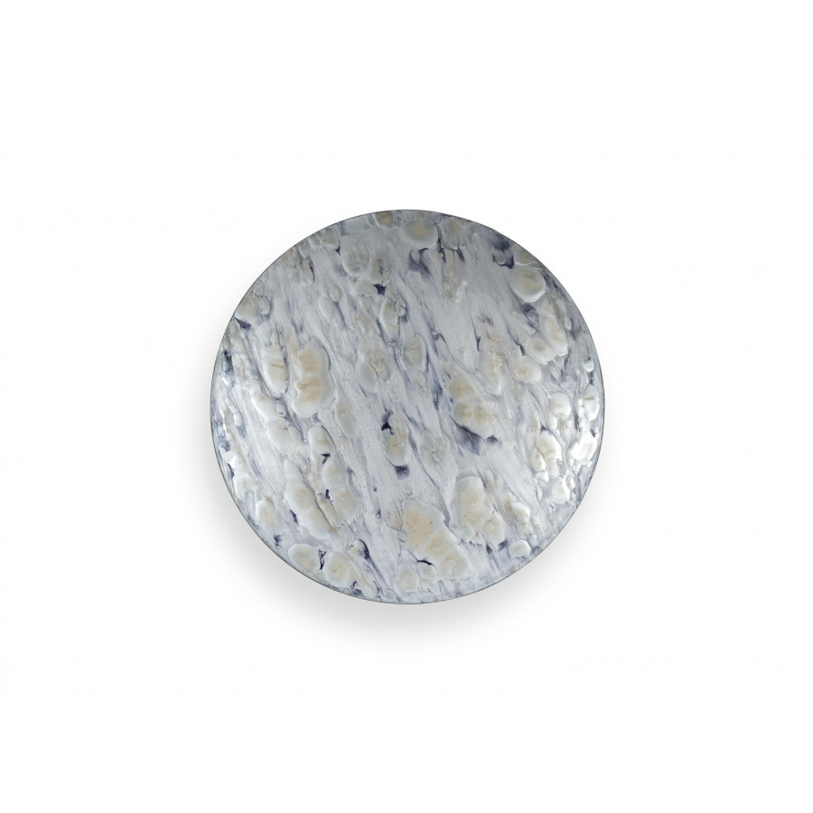 Wildwood - Crater Wall Decor in Distressed Gray, Small