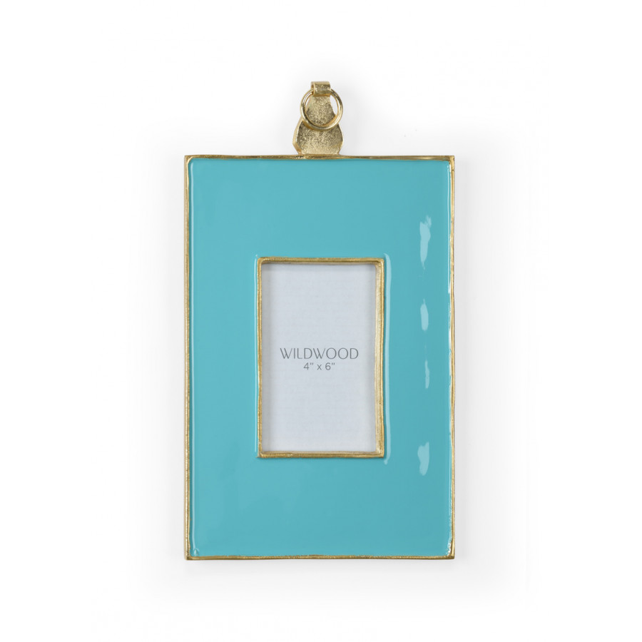 Wildwood - Aqua Enamel Wall Frame