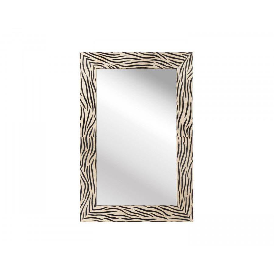 Wildwood - Serengeti Mirror in Zebra Print/Plain, Large