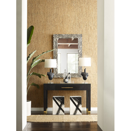 Wildwood - Serengeti Mirror in Zebra Print/Plain, Large