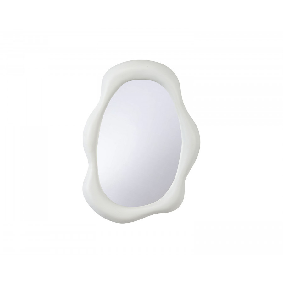 Wildwood - Masson Mirror in Matte White/Clear/Plain, Resin