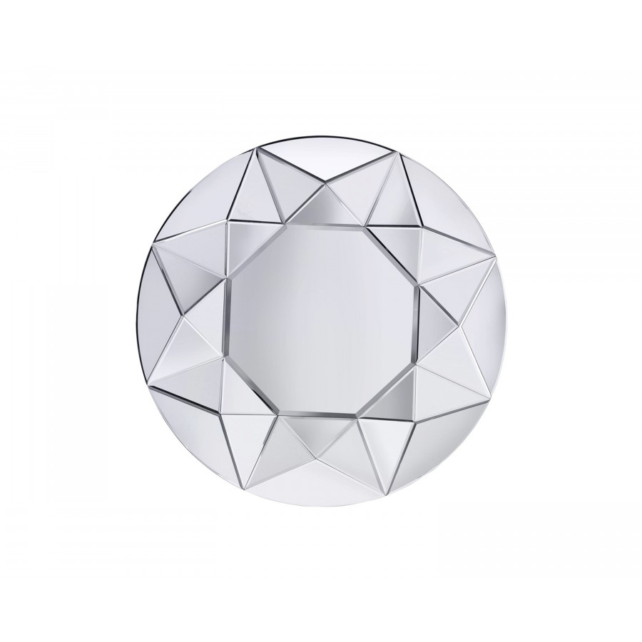 Wildwood - Crystal Cubism Mirror in Clear/Beveled, Mirror