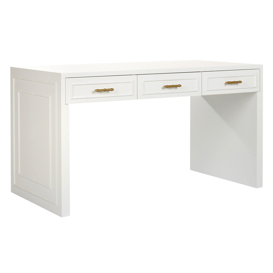 Wildwood - Bamboo Desk in Any Benjamin Moore Color, Wood
