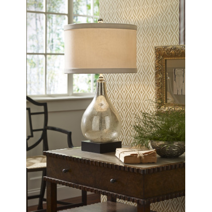 Wildwood - Mercury Glass Lamp in Antique, Crystal