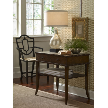 Wildwood - Mercury Glass Lamp in Antique, Crystal