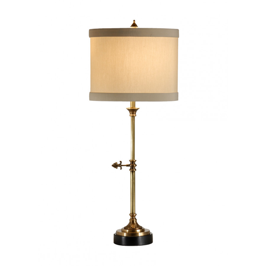 Wildwood - Complex Key Lamp in Antique Patina, Brass