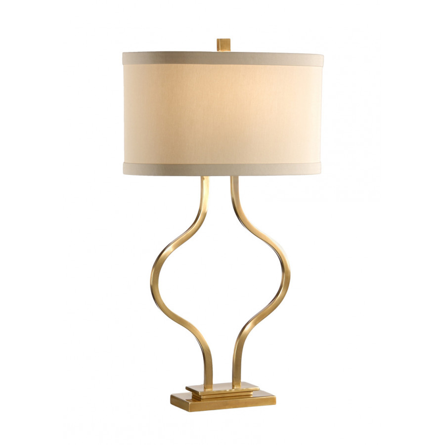 Wildwood - Brass Bow Lamp in Antique Brass, Metal