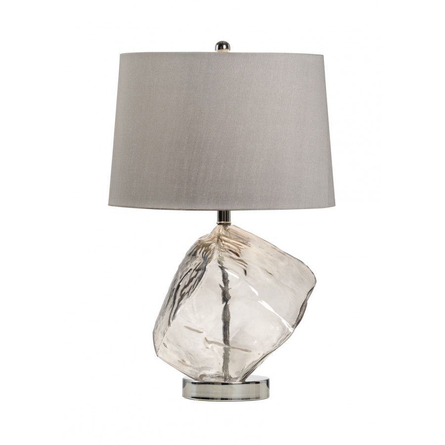 Wildwood - Ice Lamp in Smoke, Glass