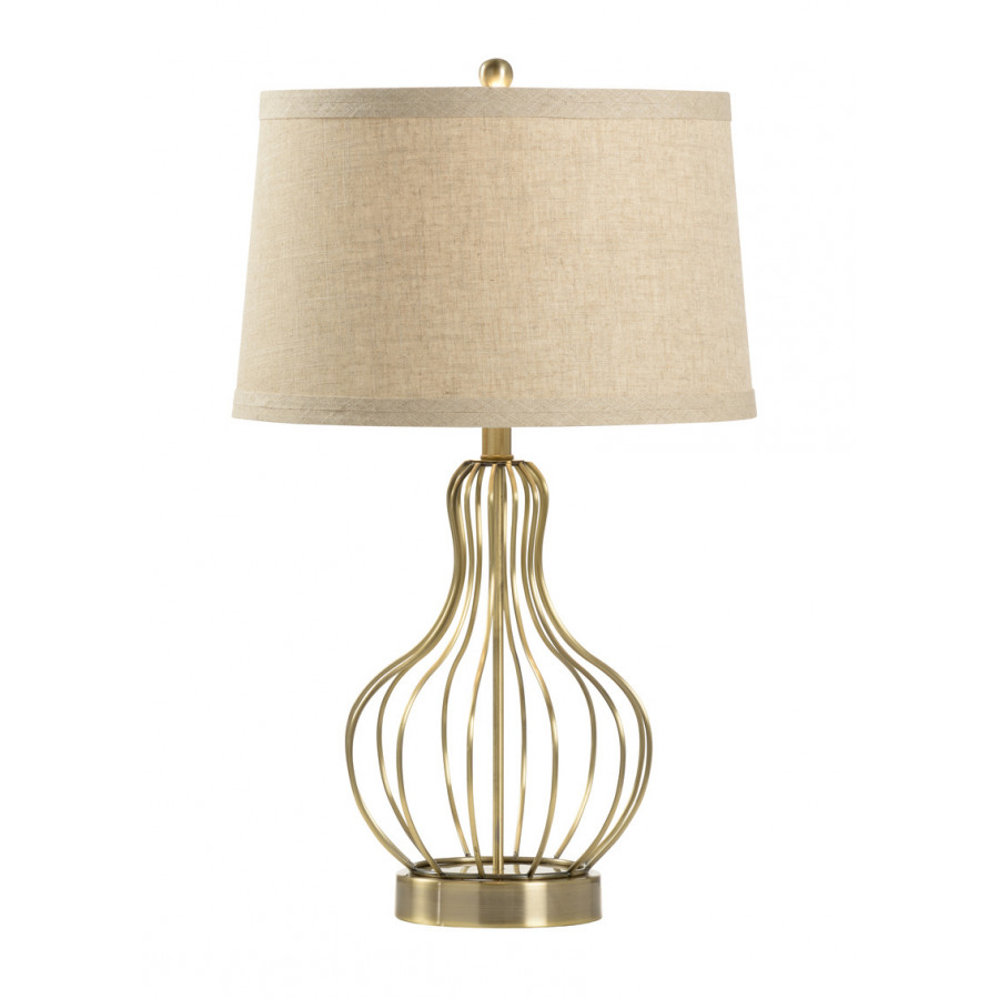 Wildwood - Asher Lamp in Antique Brass, Small