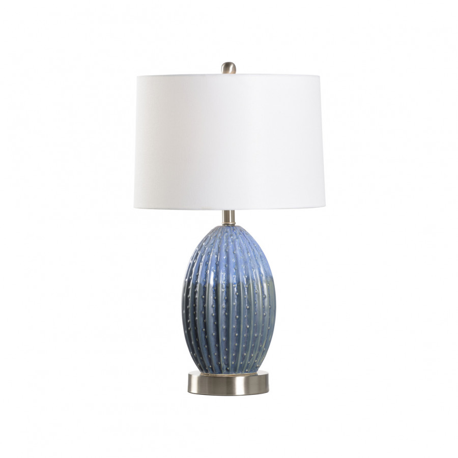 Wildwood - Maui Lamp in Blue/Green Glaze, Medium