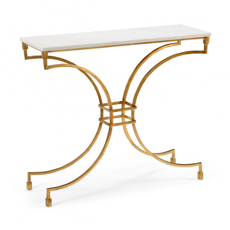 Wildwood - Kara Console Table in Gold