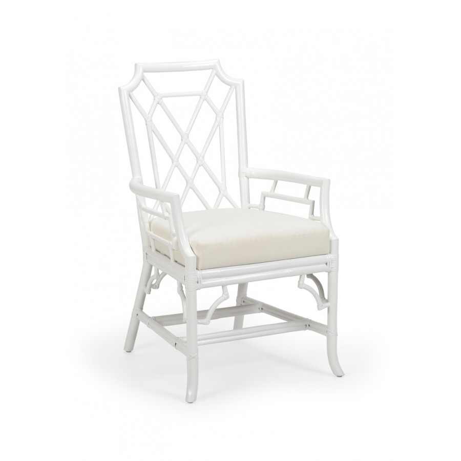 Wildwood - Wild Palm Armchair in White