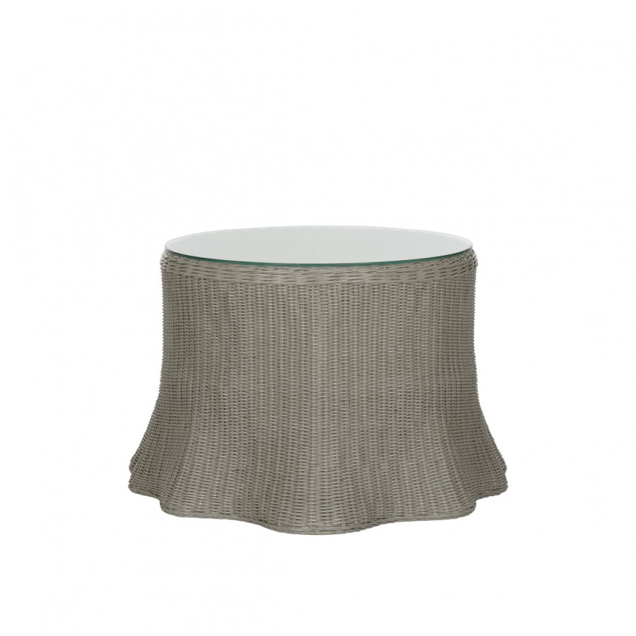 Wildwood Savannah Round Coffee Table - Gray/Clear, Small