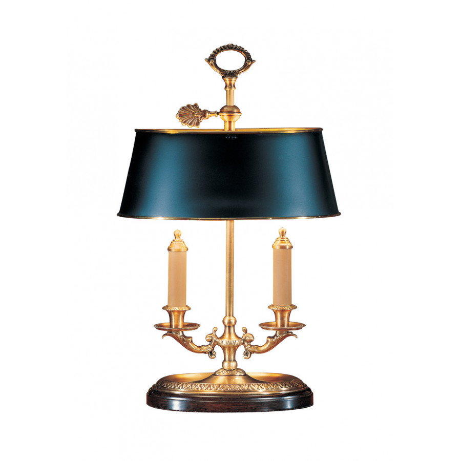 Wildwood - Brass Candle Lamp in Antique Patina, Brass