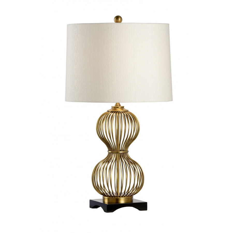 Wildwood Pinched Cage Lamp - White