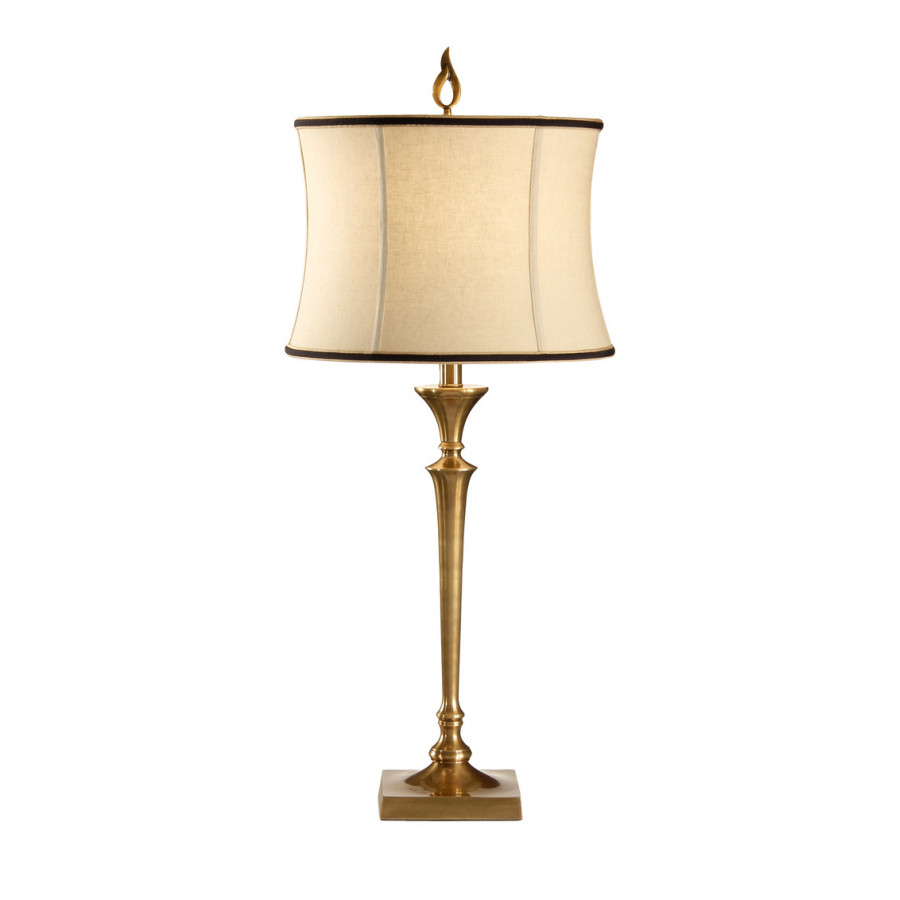 Wildwood - Candlestick Lamp in Antique Patina, Brass