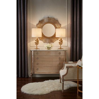 Wildwood - Juliet Lamp in Gold Leaf, Composite