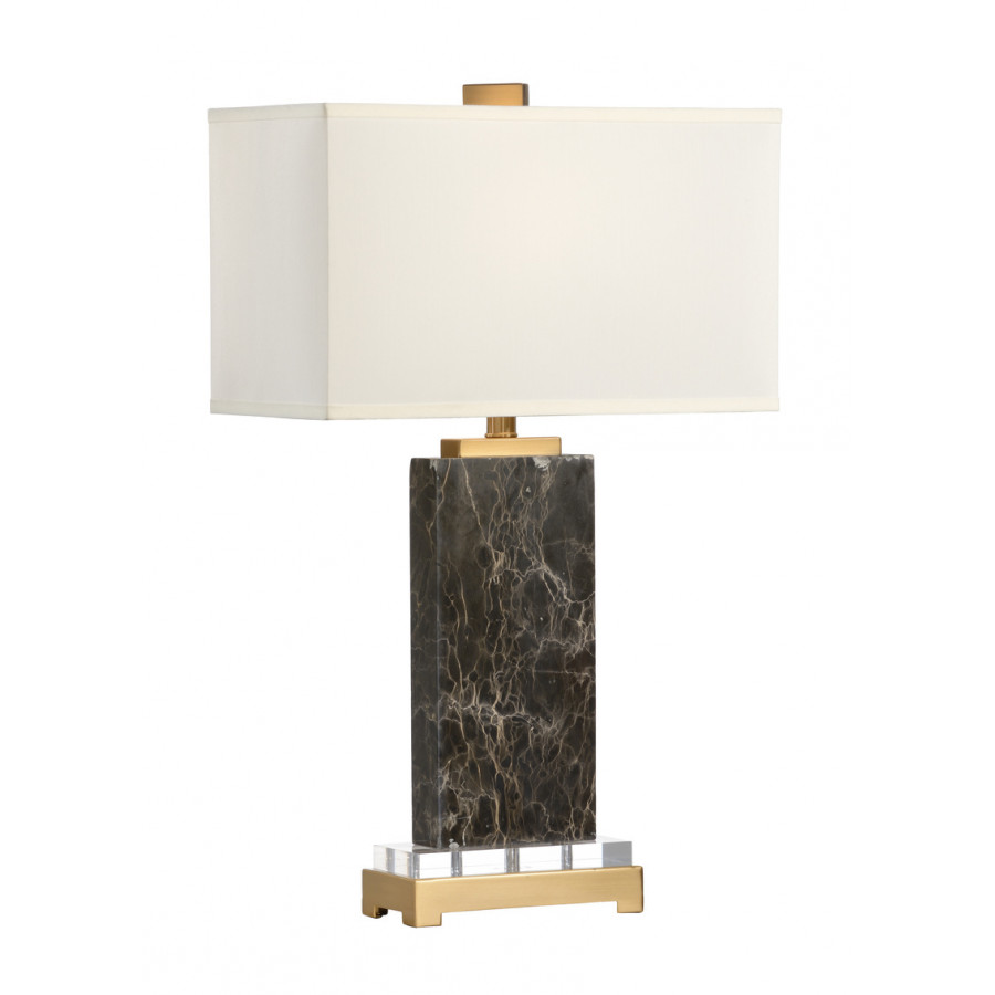 Wildwood - Jackson Lamp in Square/White