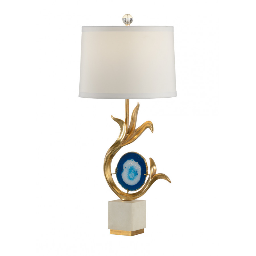 Wildwood - Zulli Lamp in Blue/Gold