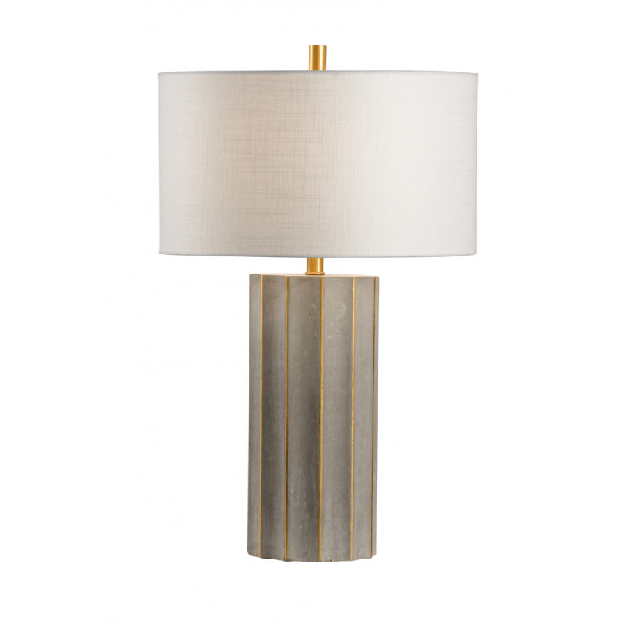 Wildwood - Doric Lamp in Natural Concrete, Composite