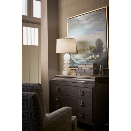 Wildwood - Ziegfeld Lamp in Natural White, Alabaster