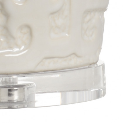 Wildwood - Hapuna Lamp in Cream Glaze, Ceramic/Porcelain