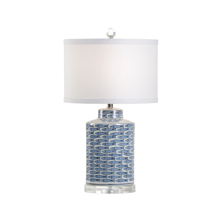 Wildwood - Fish Tail Lamp in Blue