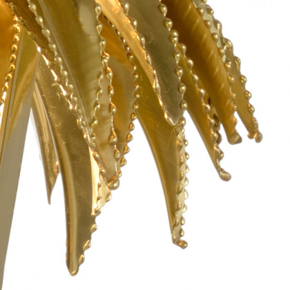 Wildwood Gold Wild Palm Lamp - Polished/Black, Small
