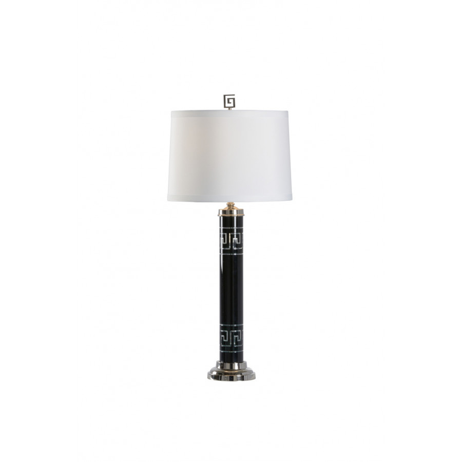 Wildwood - Diocletian Lamp in Black, Glass