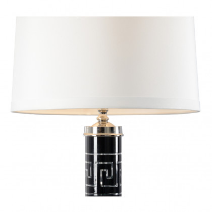 Wildwood - Diocletian Lamp in Black, Glass