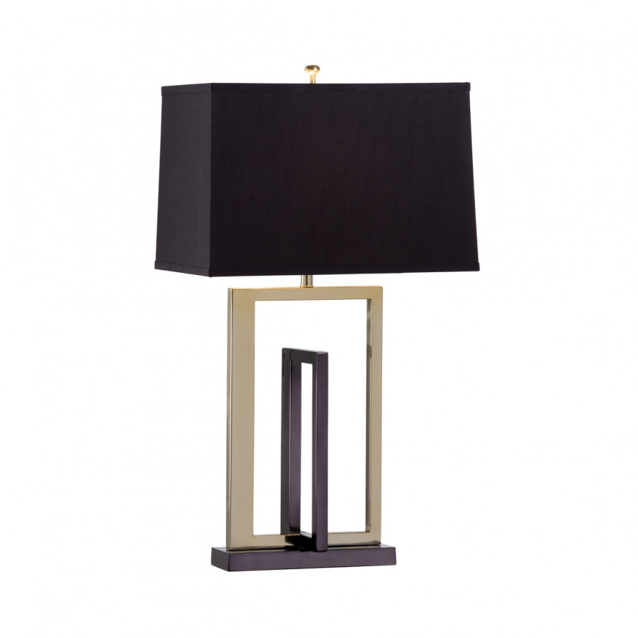 Whiteline Such A Superimposition Lamp in Polished Brass/Black Nickel