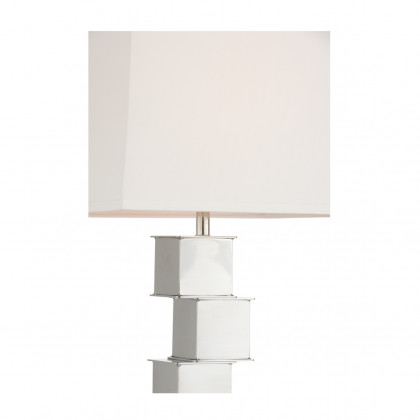 Whiteline The Square Mile Floor Lamp in Polished Nickel