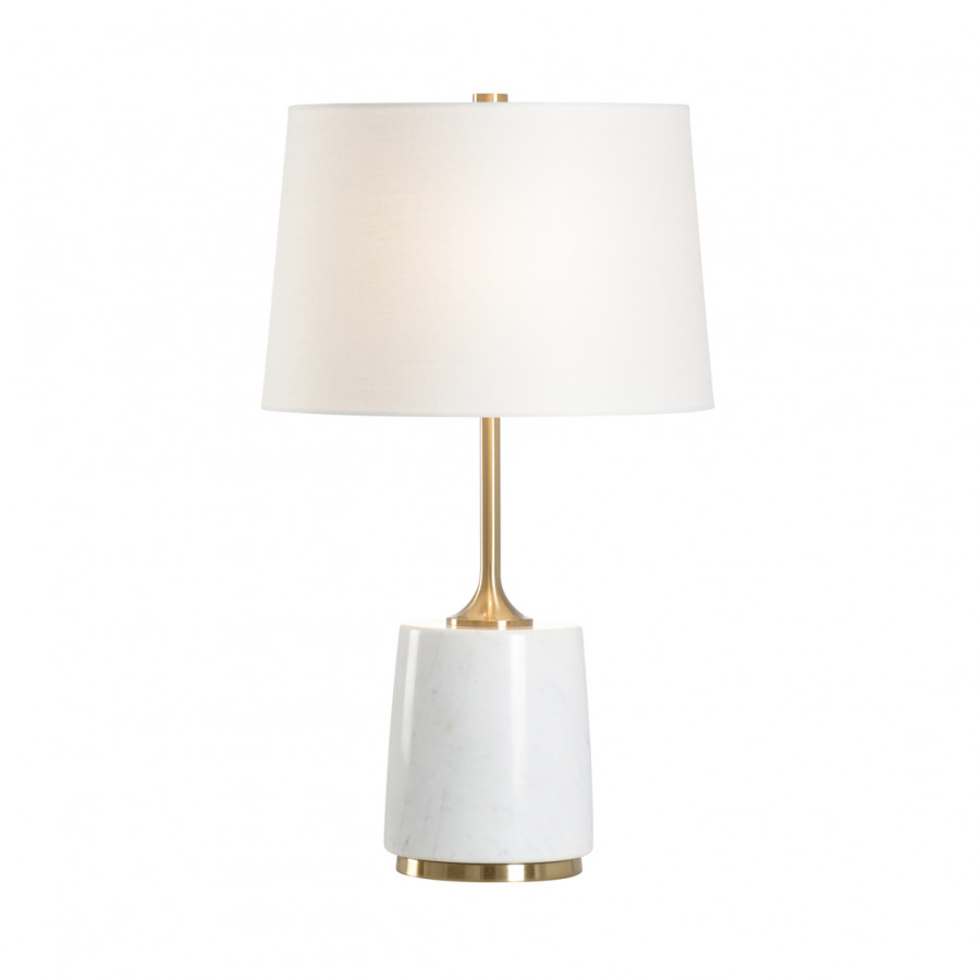 Wildwood - Ancona Lamp in Coffee Bronze/Natural Carrera, Iron