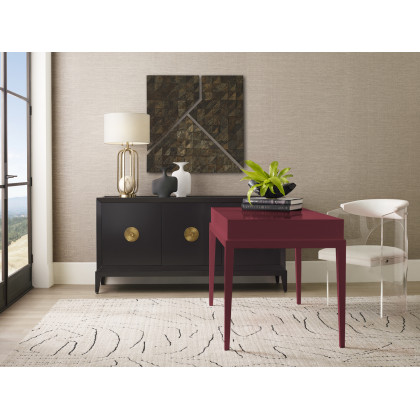 Wildwood - Varese Lamp in Coffee Bronze/Calacattan Gold, Medium