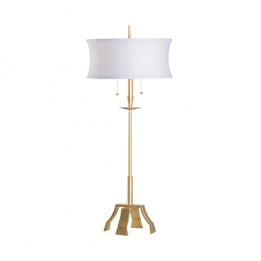 Wildwood - Parkway Table Lamp in Gold Leaf, Metal