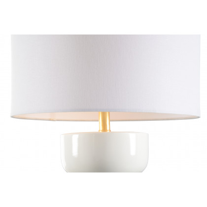 Wildwood Houston Lamp - Ivory Glaze, Ceramic/Porcelain