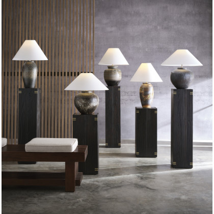 Wildwood - Chaiaki Table Lamp in Shiga/Brown/Green