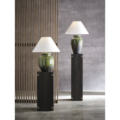 Wildwood Yamato Table Lamp - Shiga/Brown/Green, Tall