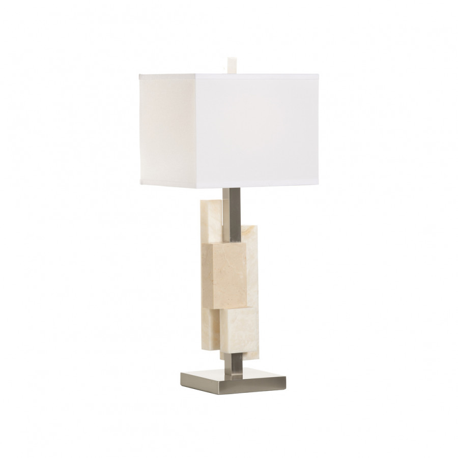 Wildwood - Breuer Lamp in Brushed Nickel/Natural White, Iron