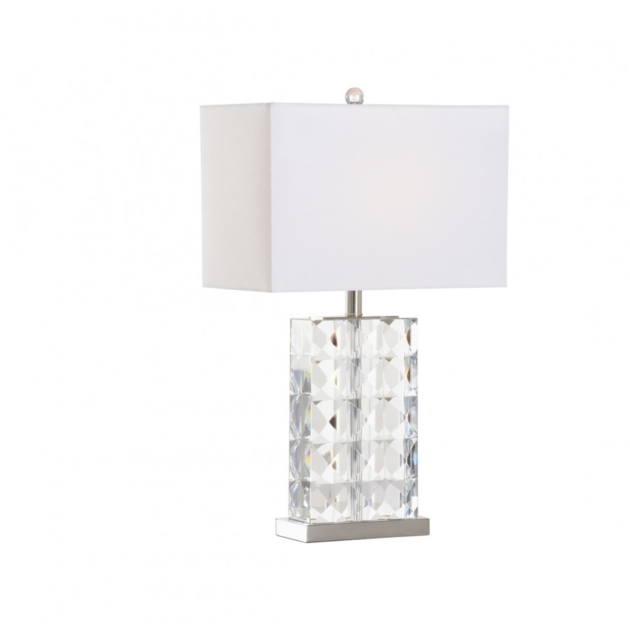 Wildwood - Josette Table Lamp in Clear/Polished Nickel, Crystal